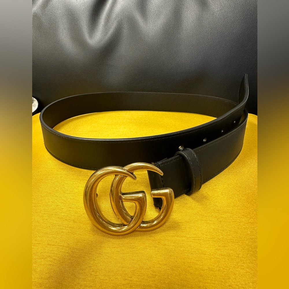 Gucci GG Marmont Leather Belt